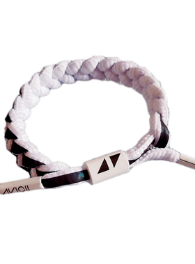 百大DJ电音节周边反光情侣编织手绳手环A神棉花糖小马丁 定制刻字