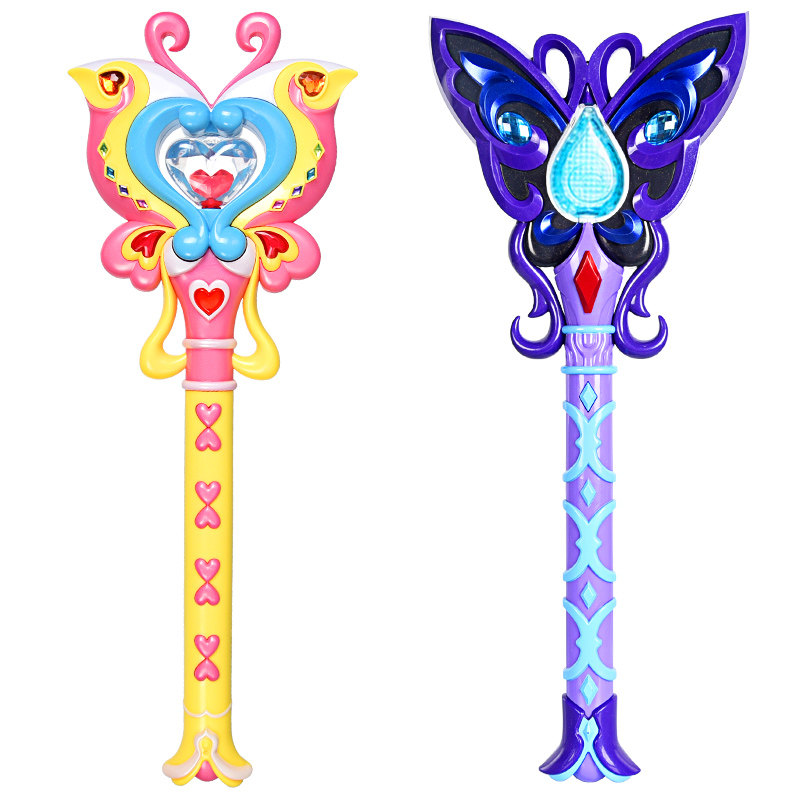 奥迪双钻巴拉拉小魔仙15周年炫动魔法棒发光变身器玩具纪念版手杖