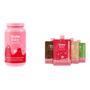 ShakeBaby炫可饱贝 韩国进口高蛋白奶昔代餐冲饮早晚餐轻食草莓味