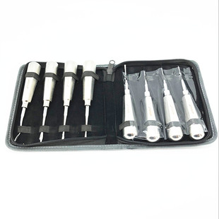 拔牙挺子微创反角磨砂柄牙挺牙科材料单双弯反角直渐进笔式拔牙挺