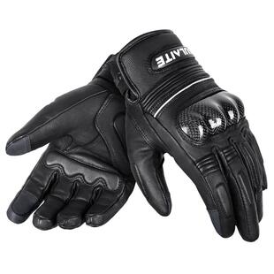 夏季骑行手套摩托车防风机车碳纤维真皮防水防寒复古四季透气全指