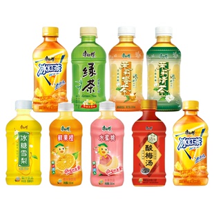 康师傅饮料330ml*12瓶迷你小瓶装冰红茶绿茶茉莉蜜茶水蜜桃酸梅汤