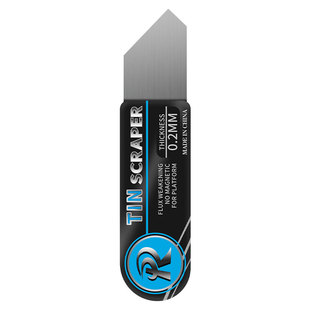 鹿仙子手机维修工具刮锡刀锡浆刮刀植锡手柄植锡膏刮刀片斜口平口