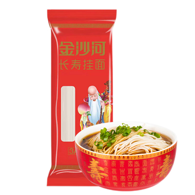 金沙河长寿面500g送礼贺寿礼面
