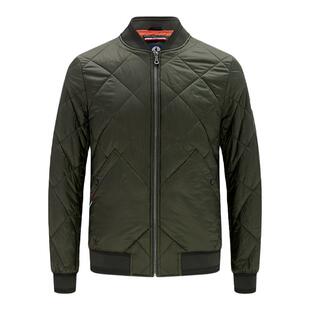 [防水]Navigare意大利小帆船绿色短款夹克男秋季休闲棒球棉服外套