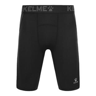 KELME卡尔美足球铲球裤跑步健身五分短裤打底服运动紧身男弹性裤