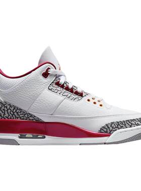 AJ3红雀白酒红乔3复古篮球鞋