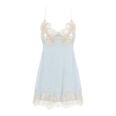 今夕何夕情侣性感蕾丝吊带睡裙