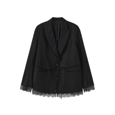 宅慧影西町村屋气质款蕾丝西装外套2026春新款时尚上衣ZXBA10351