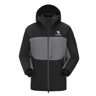 【鹅绒】骆驼户外羽绒服冬季女款男款防泼水防风加厚羽绒冲锋衣