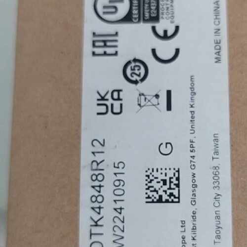 台达温控器DTK4848R12，全新，V2.50版本议价