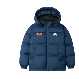 匹克童装女童羽绒服冬季高绒量面包服儿童超暖冬装中大童保暖神器