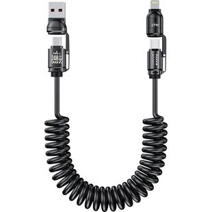 240w四合一数据线超级快充carplay车载投屏适用奔驰宝马奥迪大众