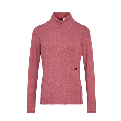 阿迪达斯女款修身跑步长袖T恤