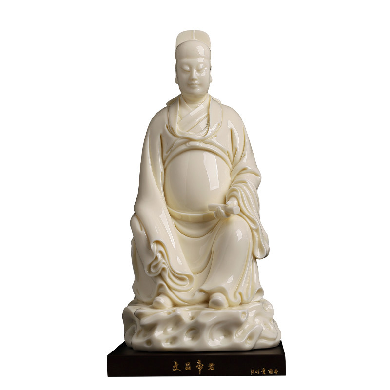 张明贵大师作品陶瓷文昌帝君摆件