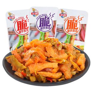 艾妍魔芋贡菜香辣蒜香味网红好吃的辣味解馋小零食休闲小吃食品