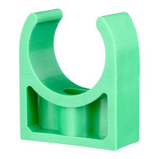 绿色U型PPR管卡20墙卡子25管夹固定32自来水管塑料水管接头配件