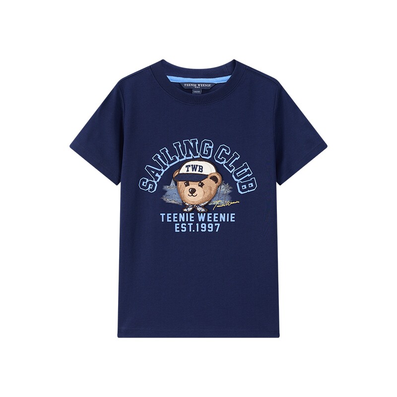 TeenieWeenieKids圆领短袖棉T恤