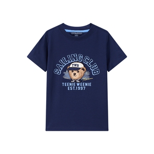 TeenieWeenieKids圆领短袖棉T恤