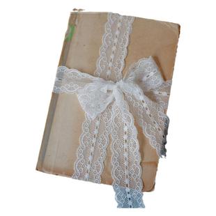 3.8厘米宽弹力蕾丝边花边衣服装饰网纱DIY手工布料蕾丝松紧带辅料