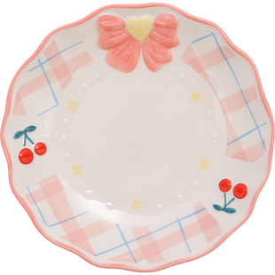 樱桃可爱米饭碗女生高颜值酸奶碗汤面碗沙拉水果碗釉下彩餐具碗具