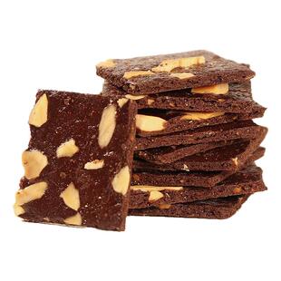 光明布朗尼脆片巧克力坚果薄脆夹心饼干办公室宿舍追剧解馋小零食