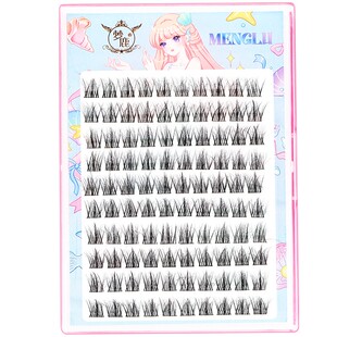 梦鹿5D三部曲水貂绒婴儿弯毛绒感多层3D蓬松芭比假睫毛单簇分段