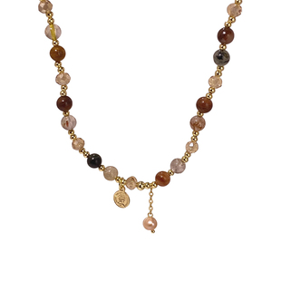 发晶碧玺手链轻奢小众精致闺蜜手串珠手链女生款手绳新中式手饰品