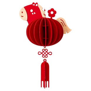 创意春节灯笼小挂件新款2026马年过新年氛围场景年味布置客厅装饰