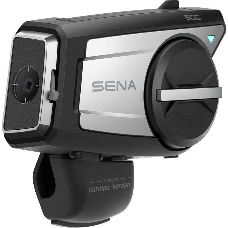 SENA塞纳50C摩托车头盔蓝牙耳机哈曼卡顿4K行车记录仪摄像一体机