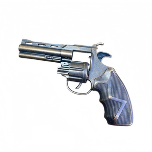 全金属砸响炮玩具枪侧开左轮砸炮枪火石炮子枪砸响枪左手轮枪玩具