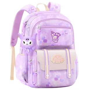 女孩三到六小学生大容量耐脏儿童一年级女童超轻减负护脊书包女生