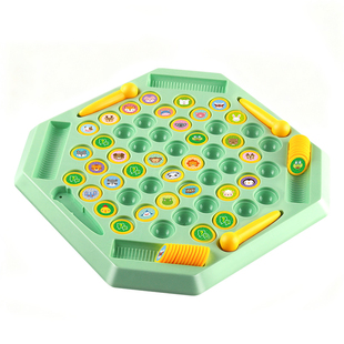记忆翻翻棋对对碰儿童益智动物水果消消乐趣味双人对战专注力训练