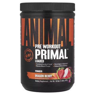 美国Animal环球野兽PRIMAL氮泵健身训练提升力量泵感耐力运动健肌
