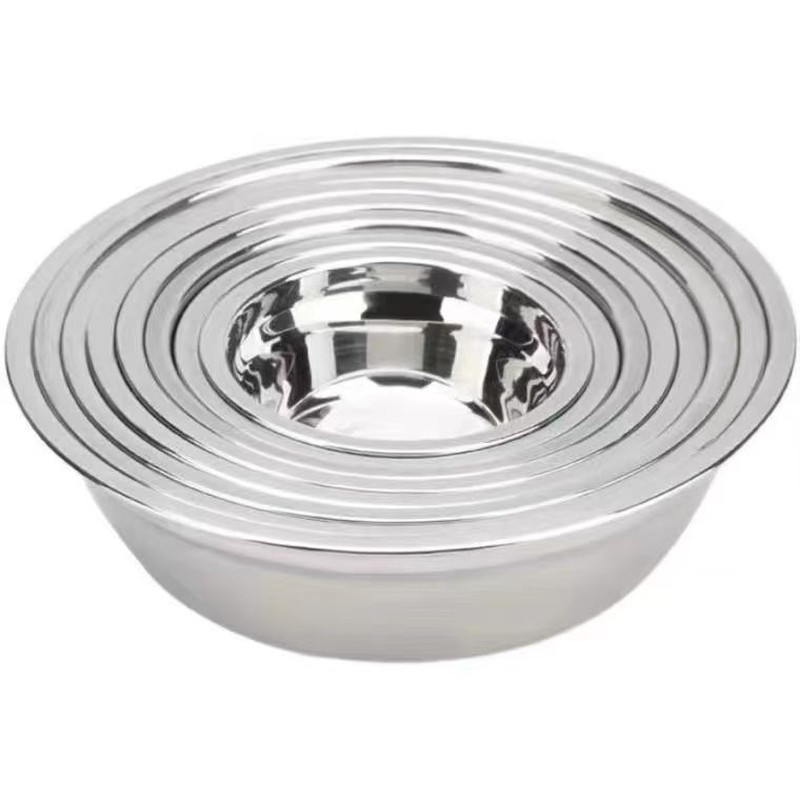 食品级304特厚不锈钢碗
