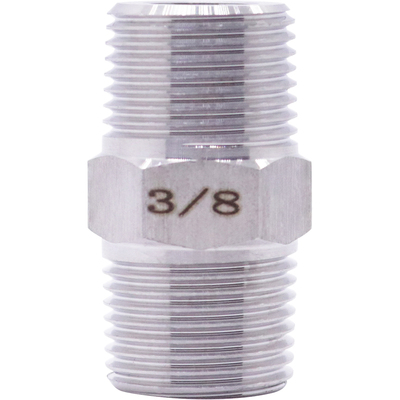 304不锈钢六角对丝6分加厚高压