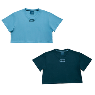 2024 Reflect 映像限定 英国SBD短款 女生款纯棉T恤健身Crossfit