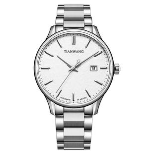 天王昆仑踏雪大表盘商务防水自动机械手表男51575男生礼物职场