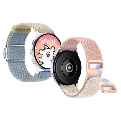 适用佳明Garmin手表Venu2/3/4磁吸570滑扣编织表带Forerunner255/745/165/55/158/245/245M运动955/965智能