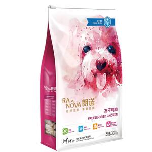 朗诺冻干狗零食鸡胸肉牛肉干宠物营养幼犬成犬训狗奖励磨牙棒300g