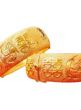 项链镀黄金新娘陪嫁饰品女