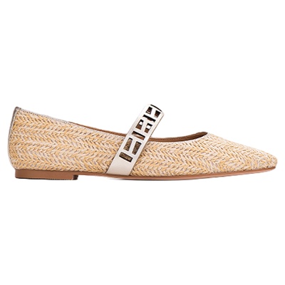 heelz拉菲草繁花玛丽珍单鞋0.8cm