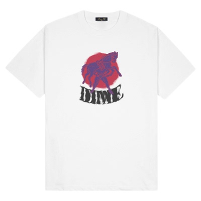 Dime趣味印花重磅短袖T恤