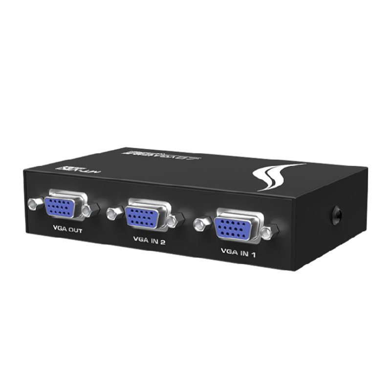 迈拓MT-15-2CH VGA切换器2进1出2口显示共享器2进1出电脑视频转