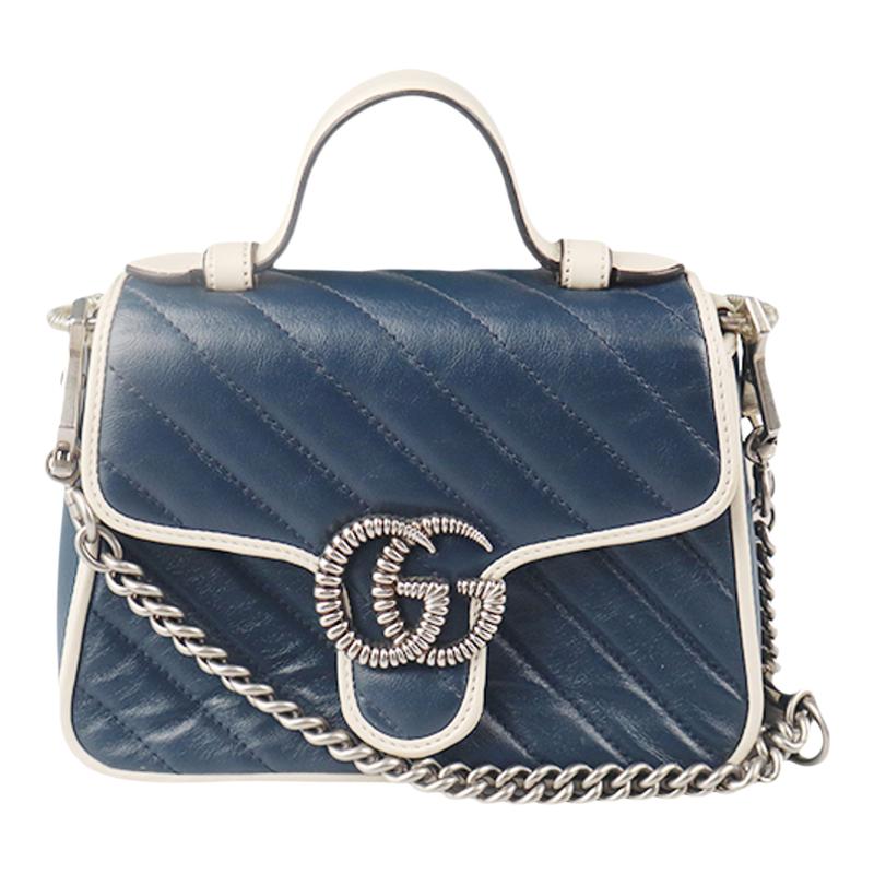 【自营】中古「9.0新」GUCCI(古驰)手柄肩背手提包单肩包斜挎包皮