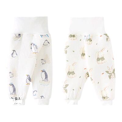 童泰婴儿夹棉裤子宝宝高腰长裤