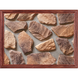 人造文化石别墅外墙乱石文化砖田园乡村散石原野石野外石头背景墙