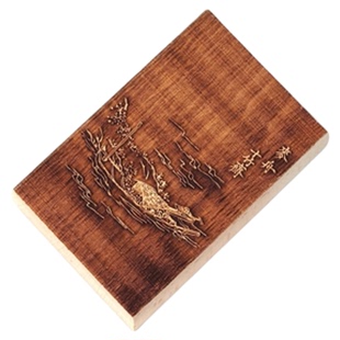 砑花笺十竹斋系列DIY仿宋复刻砑花板非遗传承雕版砑花笺板实木