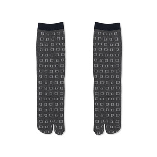 袜子铺子全场买三双包邮日本SOUSOU款格子高筒分趾袜二指木屐棉袜