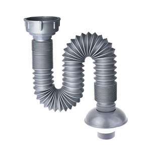 潜水艇厨房洗菜盆下水管双水槽下水器套装下水道防臭排水管配件